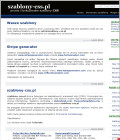 szablony-css.pl  CSS, HTML, darmowe szablony CSS, szablony str