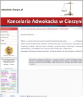 Kancelaria Adwokacka w Cieszynie - Adwokat Cieszyn - 