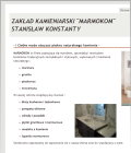 Zakład kamieniarski MARMOKOM Stanisław Konstanty